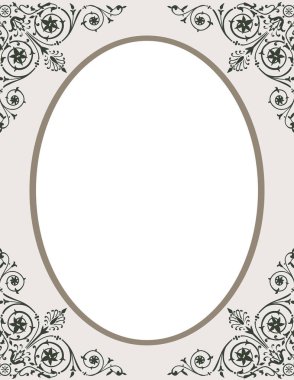 Çiçekli ve yapraklı vektör çerçevesi. Tebrik kartları, düğün davetiyeleri, posterler, tebrik kartları, posterler, düğün davetiyeleri için el yazısı..