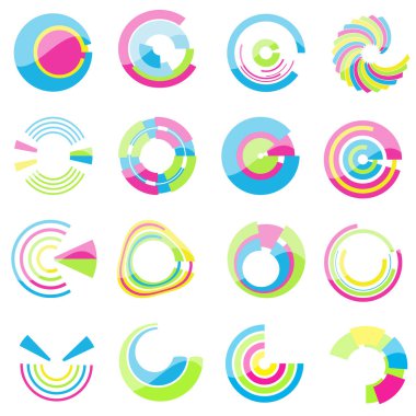 soyut geometrik şekiller, daire, vektör