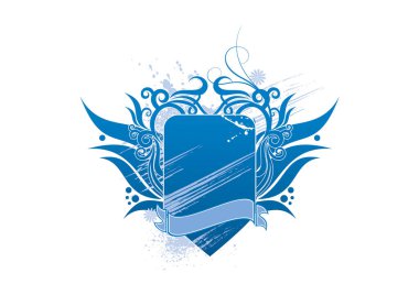 Çiçek elementlerinin vektör illüstrasyonu