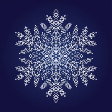 Vektör kar taneleri. Noel süsü.