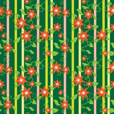 Soyut çiçek arkaplanının vektör çizimi