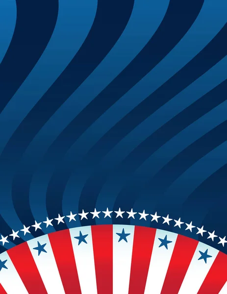 Banner Zum Unabhängigkeitstag Der Usa — Stockvektor