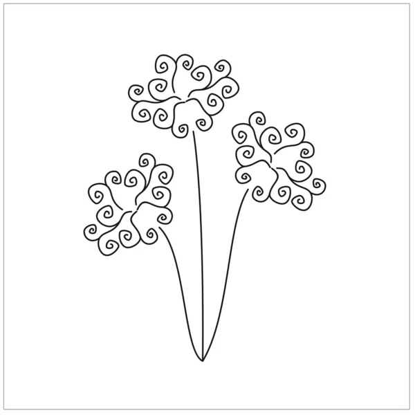 Векторна Ілюстрація Квіткового Дизайну — стоковий вектор