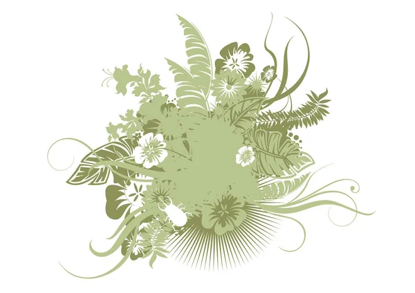 Illustration Vectorielle Des Fleurs — Image vectorielle