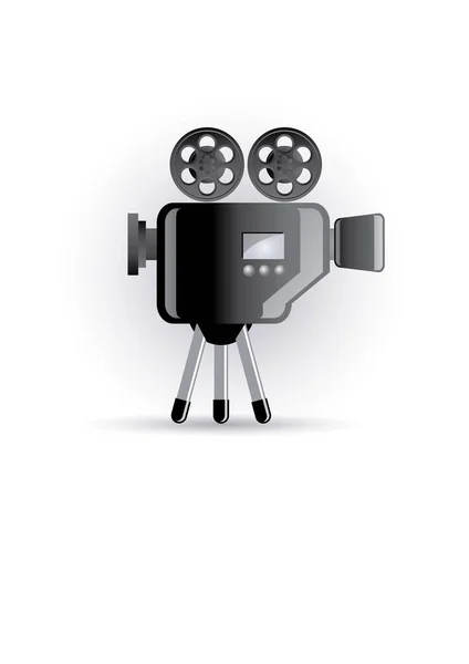 Movie Clapper Icon Flat Design — Stock Vector