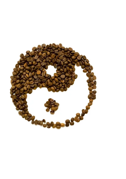 Kavrulmuş Kahve Çekirdeği Vektör Illüstrasyonu — Stok Vektör