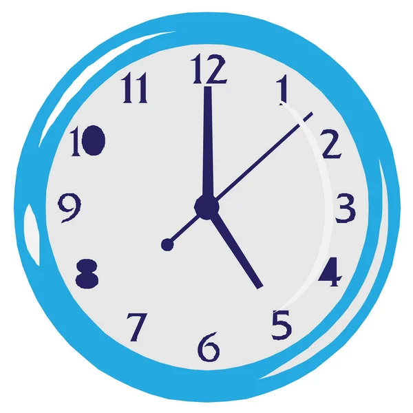 Horloge Murale Ronde Icône — Image vectorielle