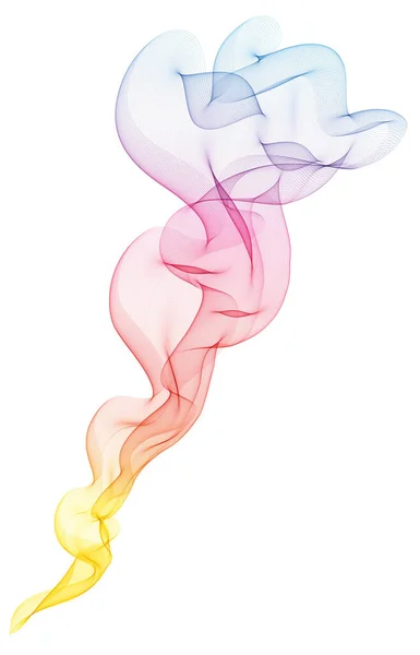 Абстрактный Фон Разноцветного Дыма — стоковый вектор