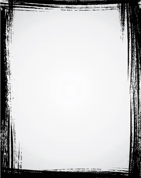 Zwart Wit Frame Achtergrond — Stockvector