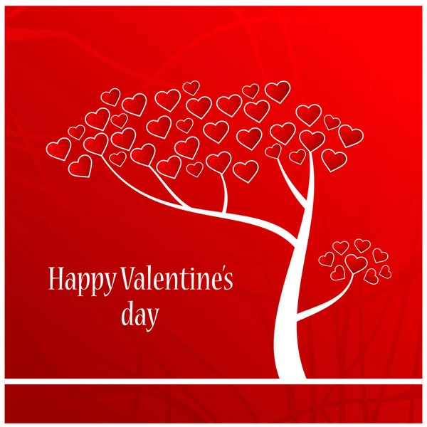 Feliz Día San Valentín Saludo — Vector de stock
