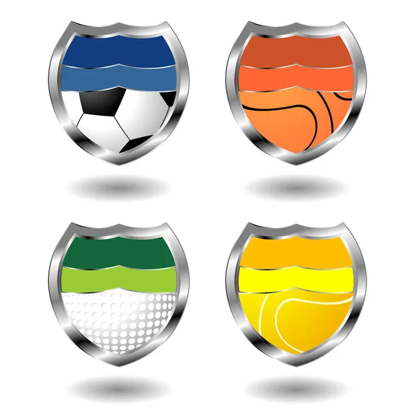 Wektor Ilustracja Piłki Nożnej Ikony — Wektor stockowy