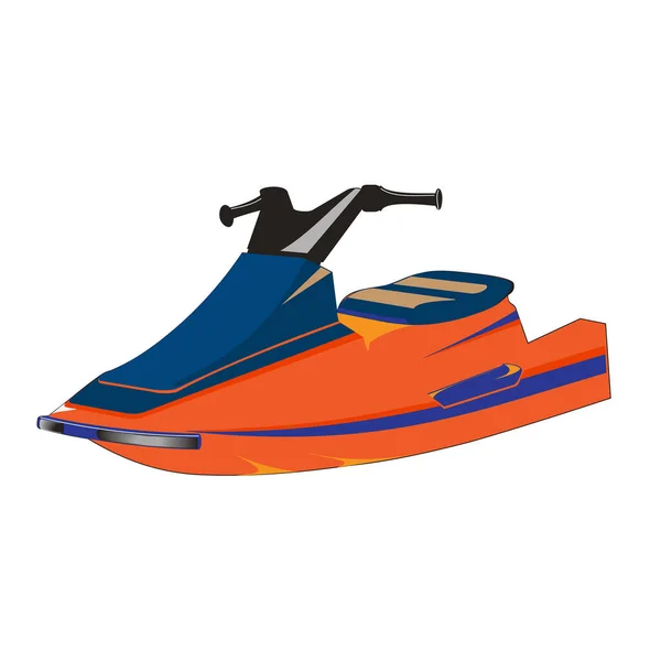 Skisport Ikone Cartoon Der Sportausrüstung Vektor Symbol Für Web Design — Stockvektor