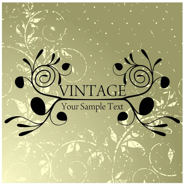 Vintage Background Decorative Elements — Stock Vector