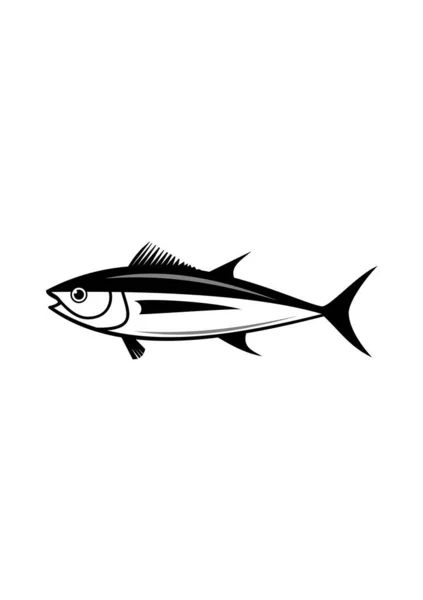 Vector Logo Fish Icon Design — Stock Vector
