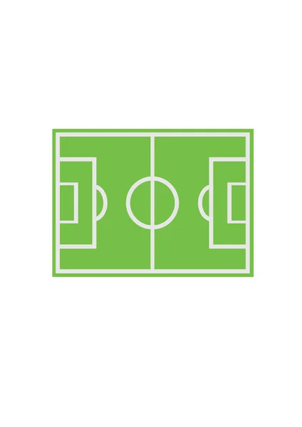 Illustration Vectorielle Icône Terrain Football — Image vectorielle