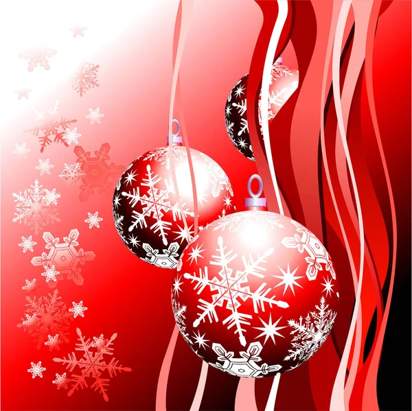 Christmas Vector Illustration Background — Stock Vector