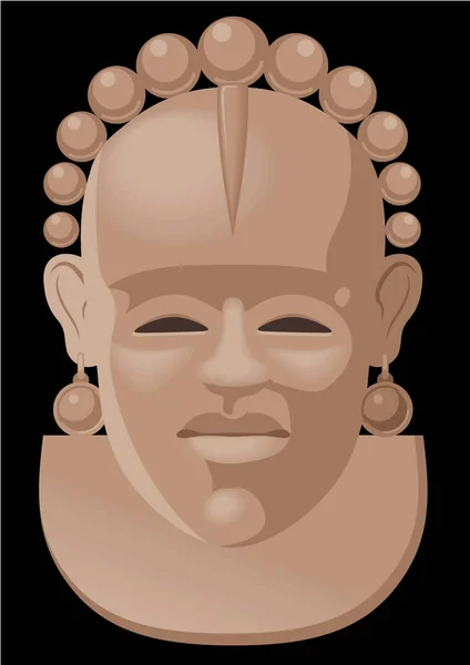 Statua Buddha Isolato Illustrazione Vettoriale — Vettoriale Stock