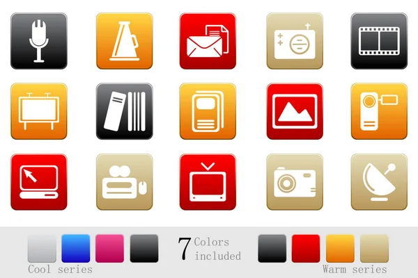 Office Simply Icons Web User Interface — 图库矢量图片