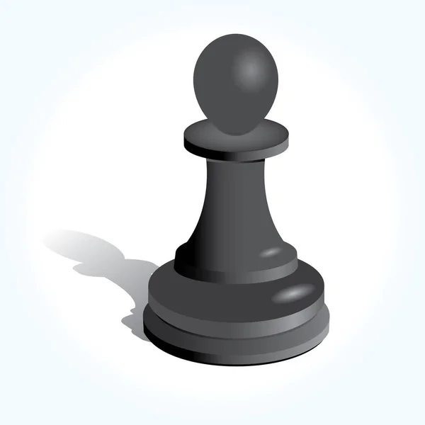 Chess Piece Vector Illustration — Stok Vektör