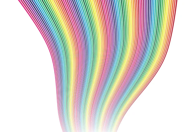 Abstract Rainbow Background Vector Design — Stock Vector