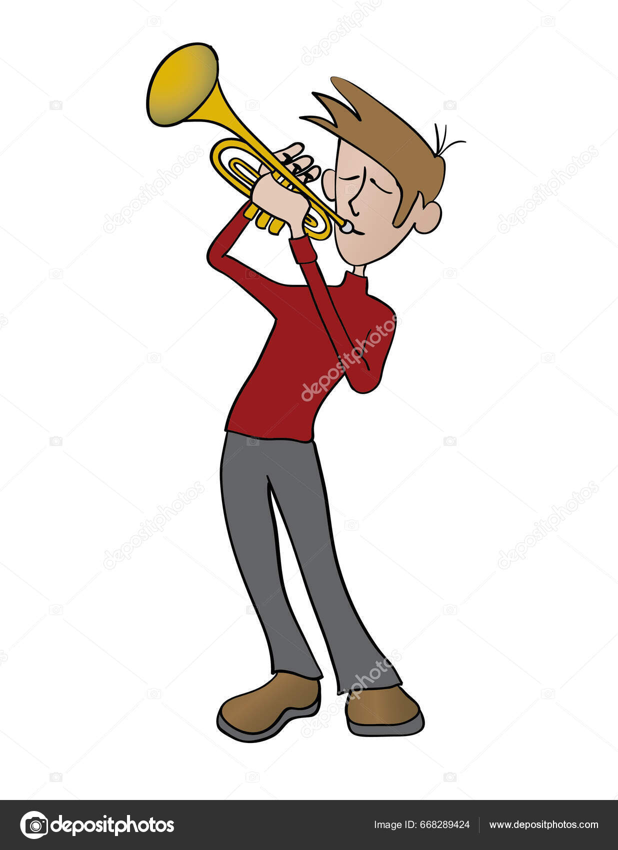 Vector Illustration Cartoon Man Stock Vector by ©Design Pics 668289424