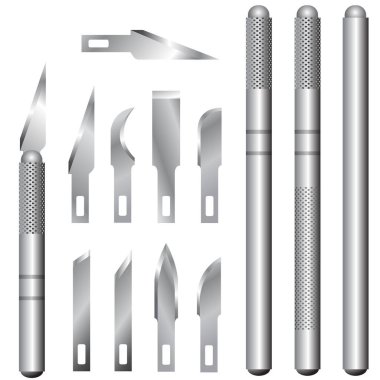 Farklı mutfak araçları seti