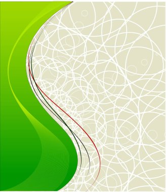 Zarif soyut süs şablonu. vektör illüstrasyonu 