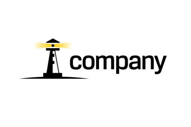 Modern bina logosunun vektör çizimi