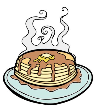 Lezzetli gözleme vektör çizimi