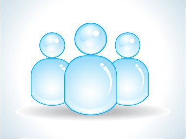 Bir grup beyaz arka plan önünde insan.