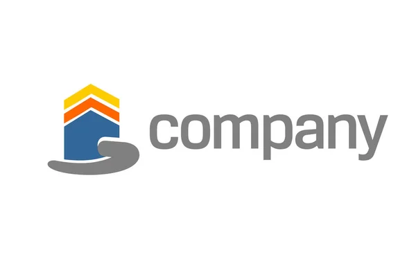 Immobilien Und Home Logo Unternehmen — Stockvektor