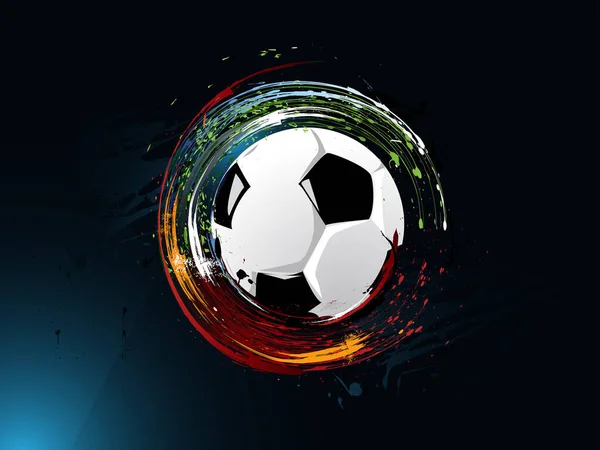 Vector Abstract Soccer Background — Stock Vector