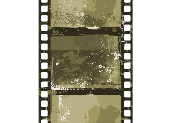 Bande Film Sur Fond Blanc — Image vectorielle
