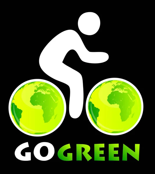 Ciclismo Vetor Logotipo Design Para Sua Empresa —  Vetores de Stock