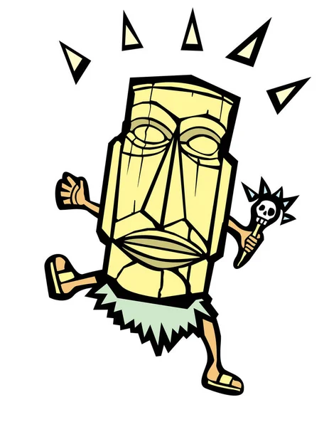 Personagem Desenho Animado Velho Homem — Vetor de Stock