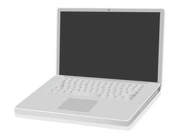 Tastiera Del Computer Isolata Sfondo Bianco — Vettoriale Stock