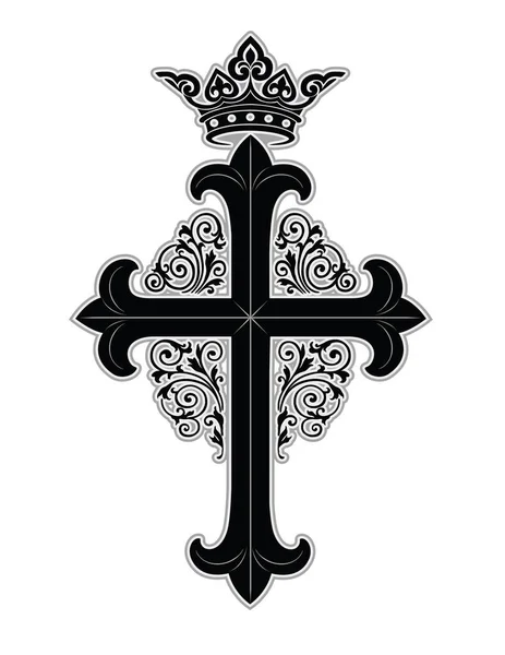 Vektorkreuz Christlicher — Stockvektor