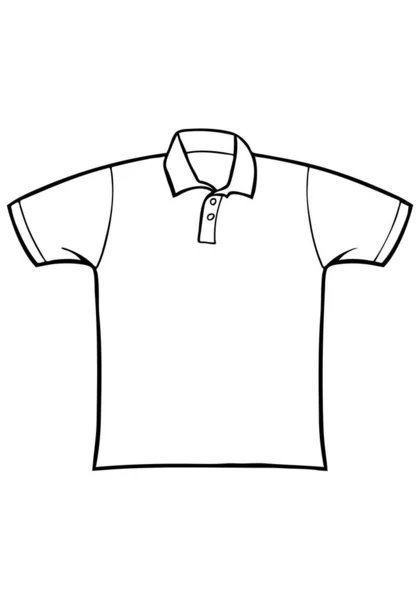 Isolerad Skjorta Design Vektor Illustration — Stock vektor