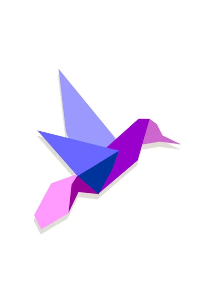 Vector Illustration Flying Bird — Stock Vector