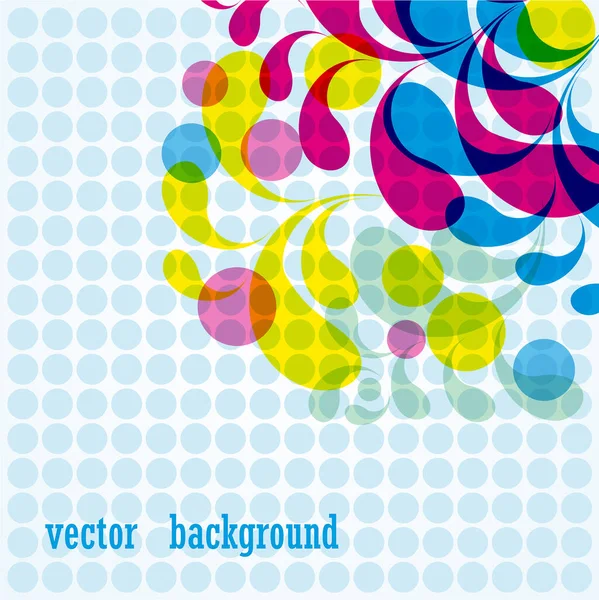 Abstract Background Circles — Stock Vector