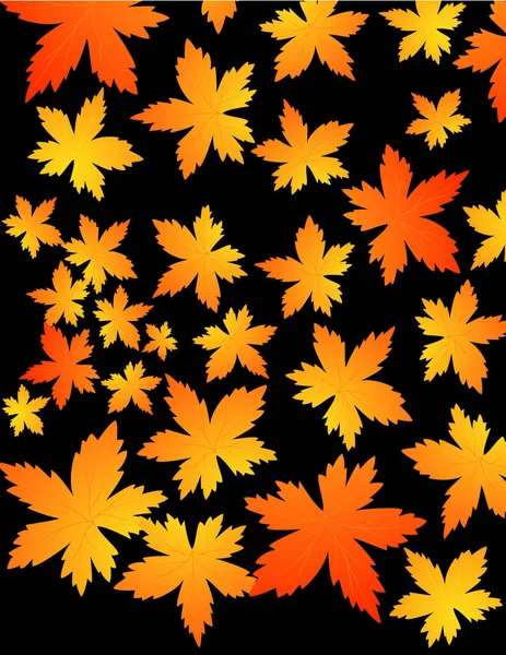 Herbstblätter Herbstzeit — Stockvektor