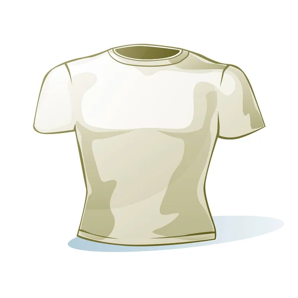 Διανυσματική Απεικόνιση Ενός Αρσενικού Shirt — Διανυσματικό Αρχείο