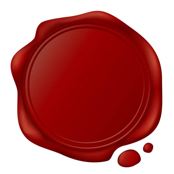 Vettore Rotondo Vernice Rossa — Vettoriale Stock
