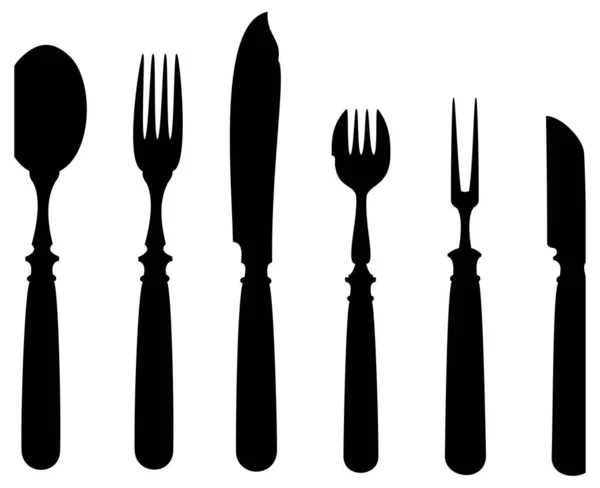 Vector Set Cutlery — Stock Vector