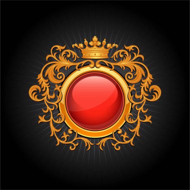 Klasik soyut süs şablonu. vektör illüstrasyonu 