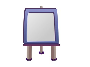 Tahta simgesi. beyaz arkaplanda izole edilmiş web tasarımı için karatahta vektör simgesi