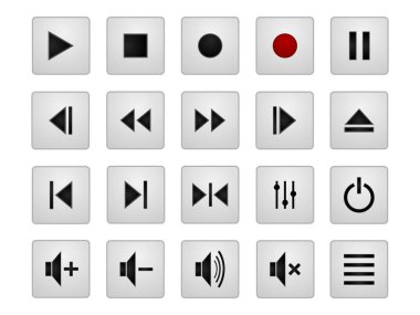 Oyun, vektör için düğme kümesi