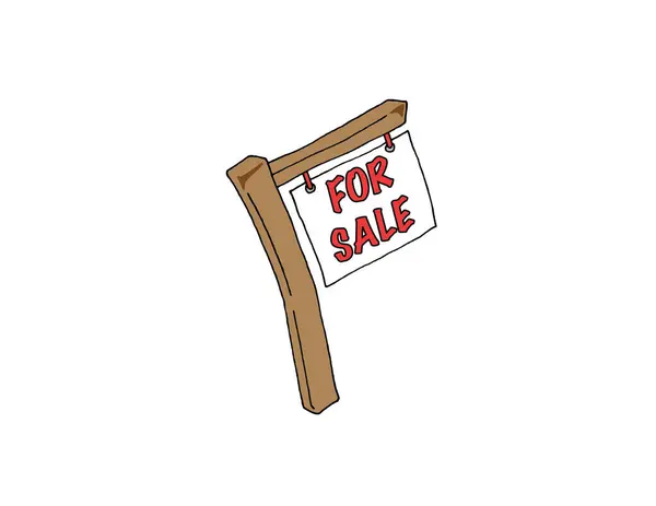 Наклейка Знак Продажи Мультфильмов — стоковый вектор