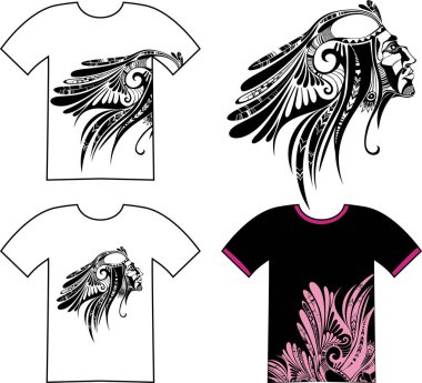 Kabile dövmeli siyah beyaz desenler..