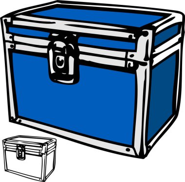 Göğsü açık mavi kulübe